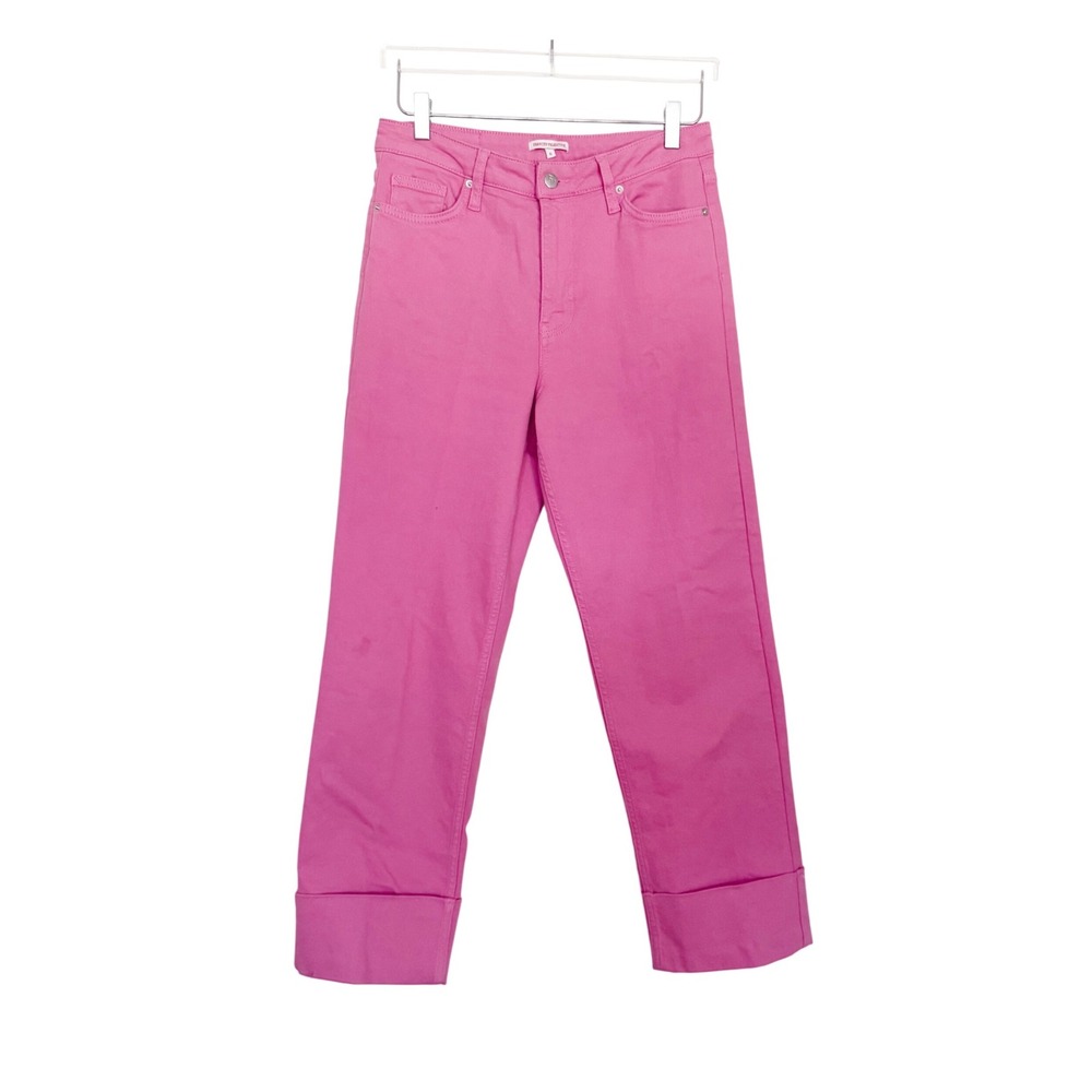 Frances Valentine Smarty Cuffed Jeans Pink Size 6 - Picture 5 of 15